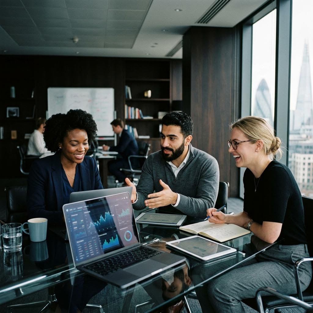 Team analisti quantitativi VELARIO al lavoro