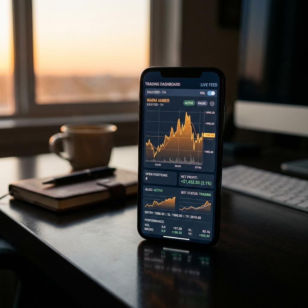 Interfaccia dashboard di VELARIO su smartphone
